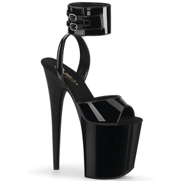 Pleaser FLAMINGO-891 Blk Pat/Blk 9us 39eu