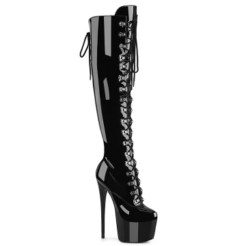 Pleaser JUBILANT-3012 Blk Str. Pat