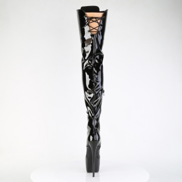Pleaser JUBILANT-4012 Blk Str. Pat