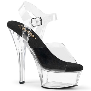Pleaser KISS-208 Clr-Blk/Clr