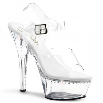 Pleaser KISS-208LS Clr/Clr