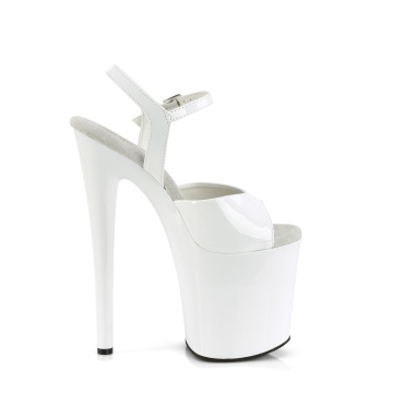 Pleaser NAUGHTY-809 Wht Pat/Wht - Img 5