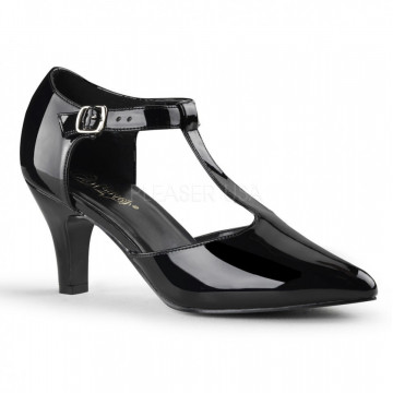 Pleaser Pink Label DIVINE-415 Blk Pat