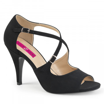 Pleaser Pink Label DREAM-412 Blk Nubuck