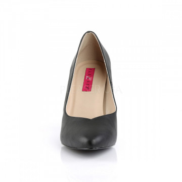 Pleaser Pink Label DREAM-420 Blk Faux Leather