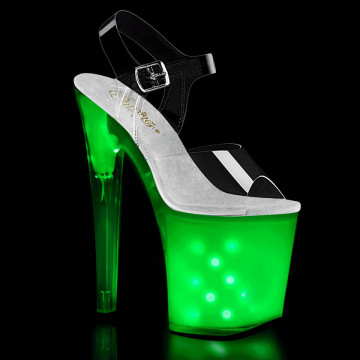 Pleaser Platform Shoes ILLUMTR808/C/WGLOW