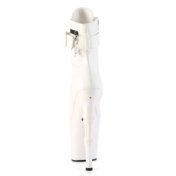 Pleaser RAPTURE-1020STR-LT Wht Faux Leather/Wht Matte - Img 3