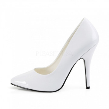 Pleaser SEDUCE-420 Wht Pat