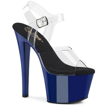 Pleaser SKY-308 Clr/Royal Blue