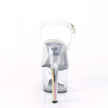 Pleaser SKY-308N-RBH Clr Hologram TPU/Clr
