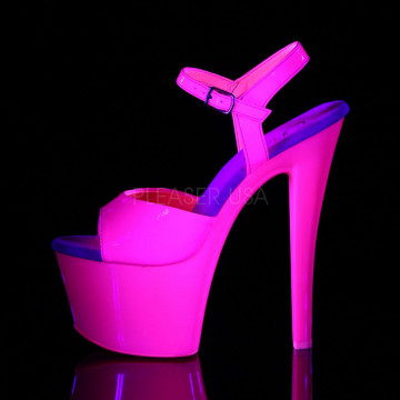 Pleaser SKY-309UV Neon H. Pink/H. Pink
