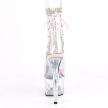 Pleaser STARDUST-1018C-2RS Clr-B. Pink/Clr