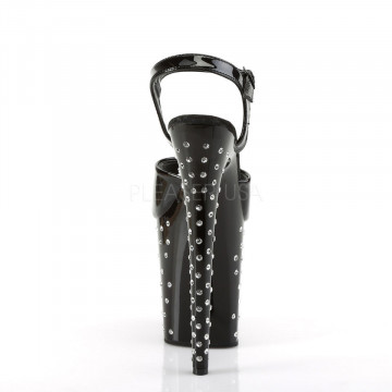 Pleaser STARDUST-809 Blk Pat/Blk