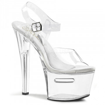 Pleaser TIPJAR-708-2 Clr/Clr