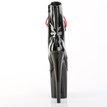 Pleaser XTREME-1020-1 Blk Pat/Blk-Red Chrome - Img 4