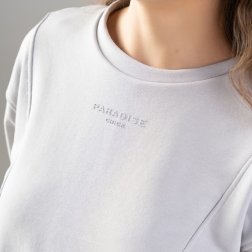 SUPREME JERSEY LOGO SWEATER LIGHT GREY Paradise Chick