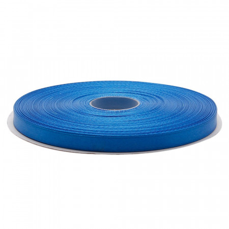 Panglica funda saten 1 cm latime, culoare albastru, Denikos, rola 22 m