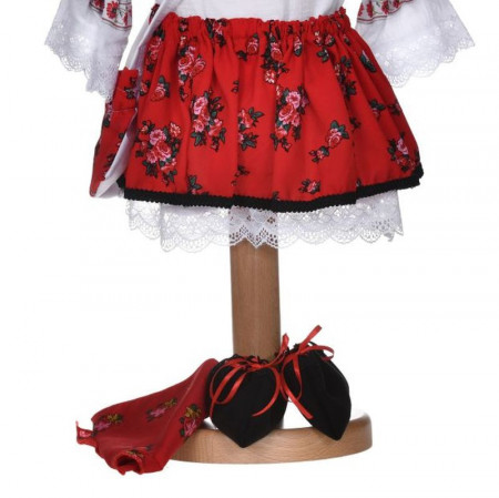 Set botez traditional fetita, rochita botez populara, trusou botez si lumanare, decor national, Denikos® C9283 - Img 4