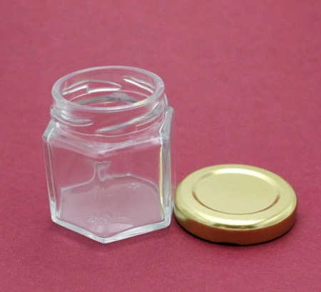 Borcanele hexagonale 45 ml cu capac DBOR45 - Img 2