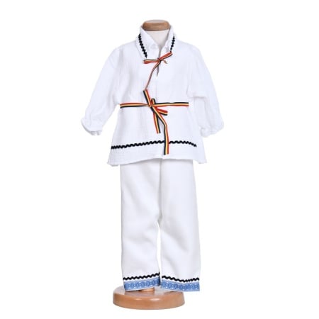 Costum traditional pentru botez baietel, 4 piese, Denikos®TD217 - Img 2
