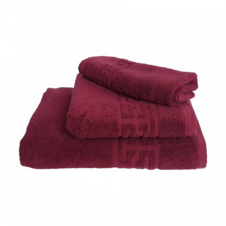 Set 3 prosoape groase si pufoase, bumbac, model grecesc, Grena, Denikos® 260