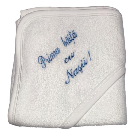 Set prima baita cu nasii, set baita dupa botez, bleu, Denikos NK84 - Img 2