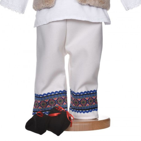Set botez traditional baiat, trusou botez national, lumanare si costum popular, Denikos® C9296 - Img 5