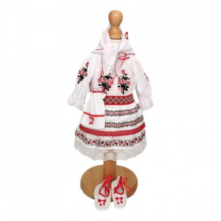 Set costumas rochita populara, trusou si lumanare personalizata, decor traditional Denikos® C9014 - Img 2