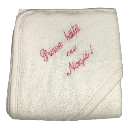 Set prima baita cu nasii, set baita dupa botez, roz, Denikos NK89 - Img 3