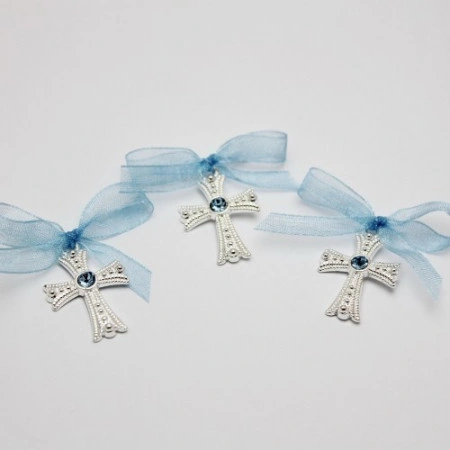 Set 50 cruciulite botez pentru baietel si cutie cadou CC-015 - Img 3