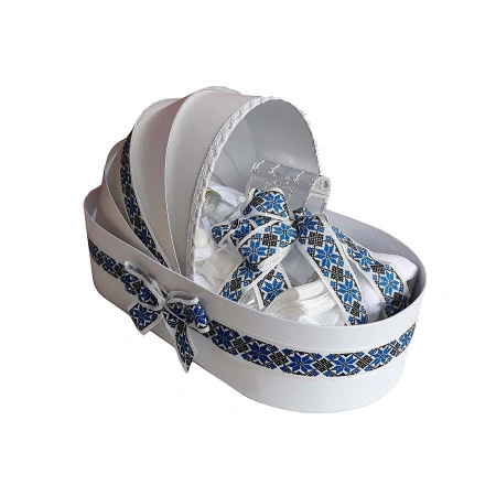Set botez popular baiat, trusou botez landou, lumanare si costum national, Denikos® C9291 - Img 5