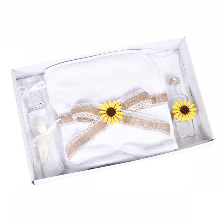 Set botez traditional fetita, rochita botez populara, trusou botez si lumanare, decor national, Denikos® C9288 - Img 3