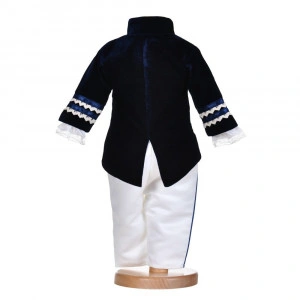 Costum botez baietel, Little Prince, 4 piese, Denikos® H023 - Img 2