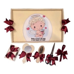 Set tavita mot ruperea turtei tema ingeras, fundite grena, Denikos® TV025 - Img 2