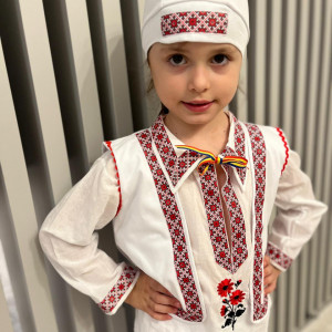Costum traditional baietel, Rosu, Denikos® 673-M - Img 6