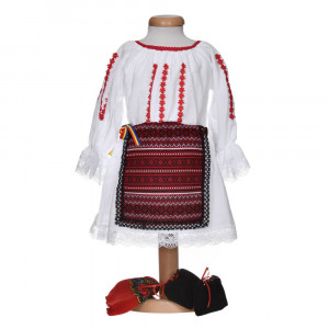 Set botez traditional fetita, rochita botez populara, trusou botez si ...