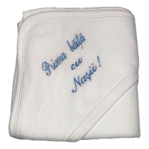 Set prima baita cu nasii, set baita dupa botez, bleu, Denikos NK84 - Img 2