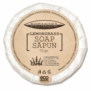 Set prima baita dupa botez cu nasii pentru baietel sau fetita - Cutie eleganta, sapun, fulg si borcanel cu ingrediente traditionale, decor crem / ivoire, Denikos® NK105 - Img 4