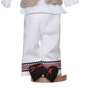 Set botez traditional baiat, trusou botez national, lumanare si costum popular, Denikos® C9297 - Img 3