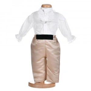 Costumas botez baiat, Micul Print, 4 piese, Denikos® H019 - Img 2