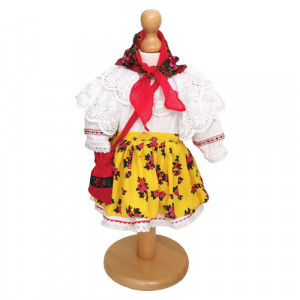 Set rochita botez populara, trusou botez, cutie trusou si lumanare, decor rustic, Denikos® C9099 - Img 4