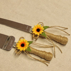Set tort rustic floarea soarelui P31F