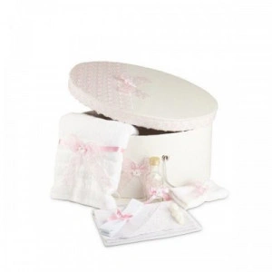 Cutie trusou decorata dantela roz NK-TR-004-C - Img 2