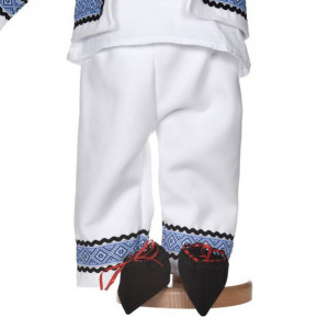 Set botez traditional baiat, trusou botez national, lumanare si costum popular, Denikos® C9299 - Img 4