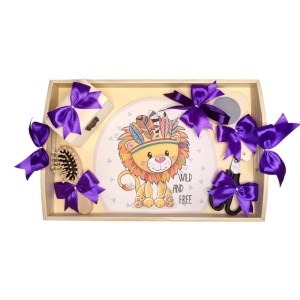 Set tava mot ruperea turtei tema Leu, fundite Mov, Denikos® TV047