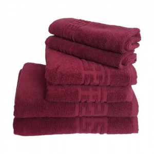 Set 6 prosoape groase si pufoase, bumbac, model grecesc, Grena, Denikos® 263