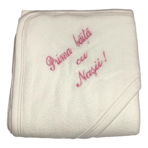 Set prima baita cu nasii, set baita dupa botez, roz, Denikos NK89 - Img 3