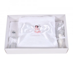 Trusou botez funda alba diafana si ingeras, Denikos® C9318