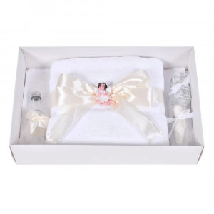 Trusou botez funda crem / ivoire eleganta si ingeras, Denikos® C9319