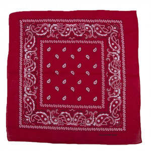 BANDANA WESTERN ROSU